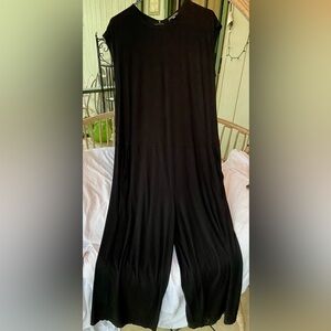 Eileen Fisher Black Wide-Leg Jumpsuit